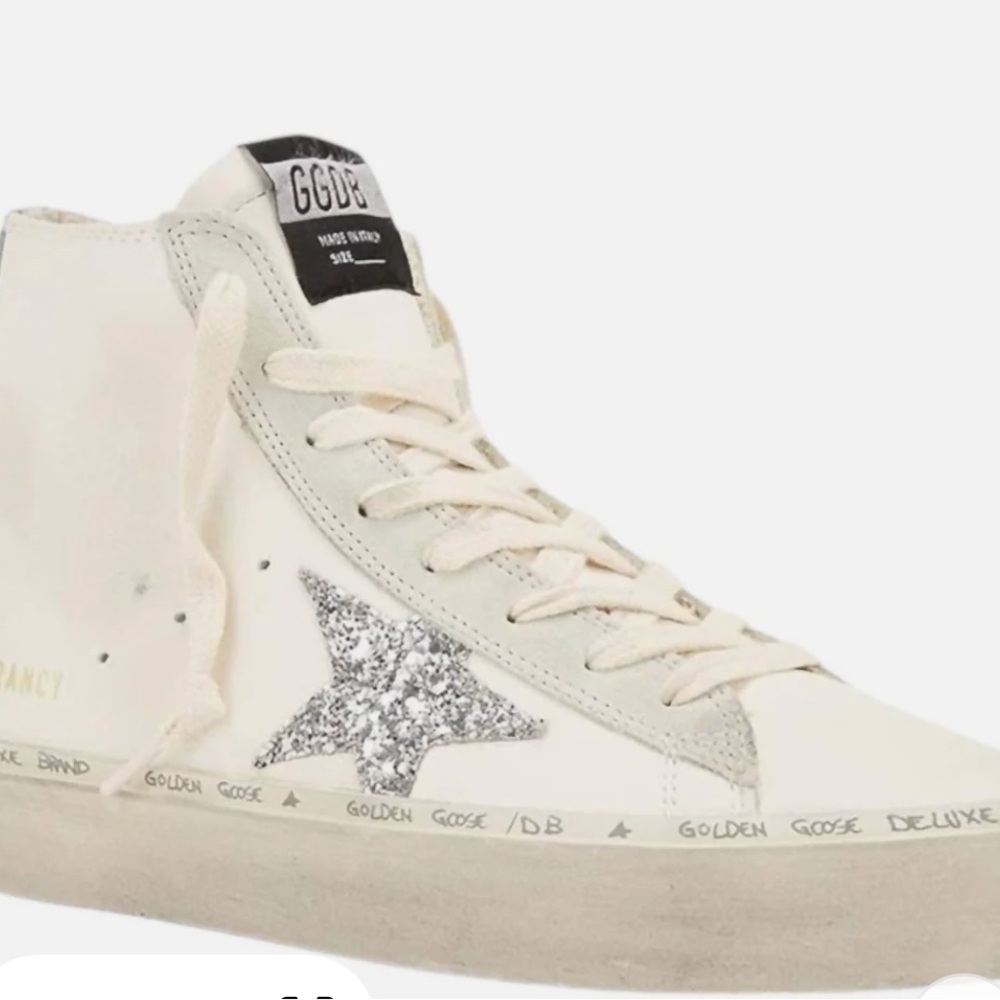 Golden Goose Women's Cream High-Top Sneakers